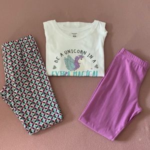 Carter’s Set and OshKosh legging Mix & Match